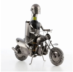 Suport sticle de vin Motociclist 
