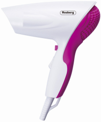 Uscator de par Rosberg R51100P 1200W 2 viteze motor DC Jet rece Alb/violet 