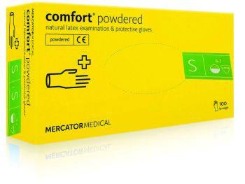 MANUSI EXAMINARE 100BUC LATEX PUDRATE COMFORT S 