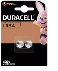 Duracell G10 / LR54 / 189 / AG10 baterie plata Duo Blister Continutul pachetului 1x Blister 