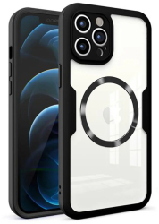 Husa pentru iPhone 12 Pro Max + Folie - Techsuit ColorVerse 360 MagSafe Series - Black 