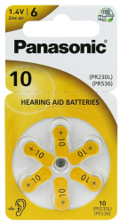 Panasonic 10 MF baterii aparate auditive Continutul pachetului 1x Blister 