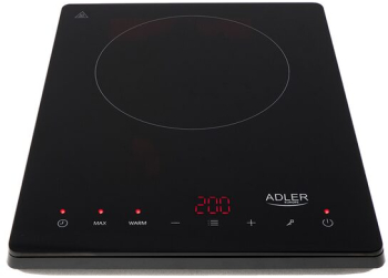 Plita cu inductie 2000 W 1 arzator diametru 190 mm Temporizator oprire ecran LCD 