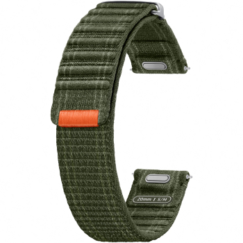 Curea smartwatch Samsung Fabric Band pentru Galaxy Watch7 (S/M) Green 