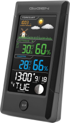 Statie meteo interior-exterior GoGEN ME 1296 senzor extern fara fir LCD color 
