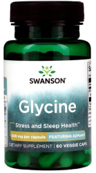 Glycine 500mg 60 Capsule Swanson 