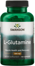L-Glutamine 500mg 100 Capsule Swanson 