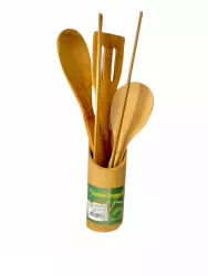 Set 2 linguri paleta cleste lemn 