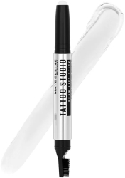 Stick pentru fixarea si definirea sprancenelor cu efect de volum Maybelline Tattoo Studio 00 Clear 10 g 