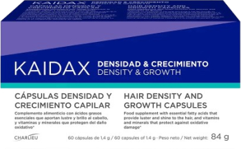 Supliment alimentar pentru cresterea parului Topicrem Kaidax 60 capsule 