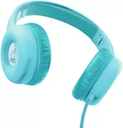 Casti audio Casti Trust Nouna cu fir kids albastru 