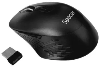 Mouse Mouse Spacer wireless 1600DPI negru 