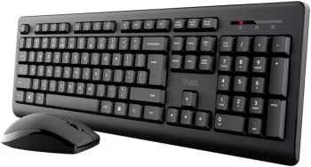 Kit mouse tastatura Kit Trust Primo mouse+tastatura negru 