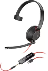 Casti audio Poly BW 5210 USB-C HS +3.5mmP +USB-C/A 