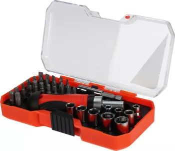 Altele SET 36 PIESE SURUBELNITA+BITI+TUBULARE 