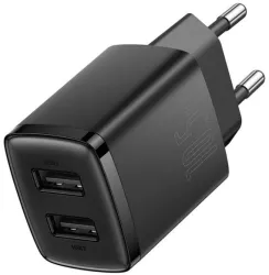 Incarcatoare telefoane Incarcator Retea Baseus Compact negru 
