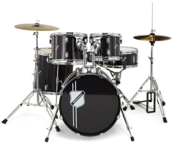 Millenium Focus 18 Drum Set Black 