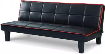 Canapea extensibila Sani Forte 178x71x80 cm Negru 