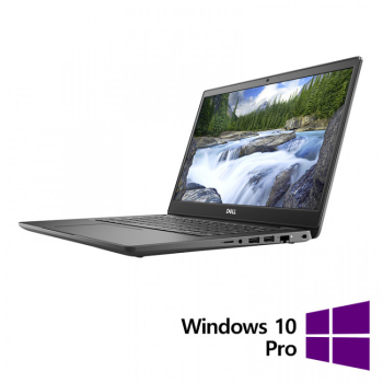 Laptop Refurbished DELL Latitude 3410 Intel Core i5-10210U 1.60 - 4.20GHz 8GB DDR4 256GB SSD 14 Inch Full HD Webcam + Windows 10 Pro 