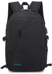 Genti laptop Rucsac Spacer Duke 15.6&Prime negru 