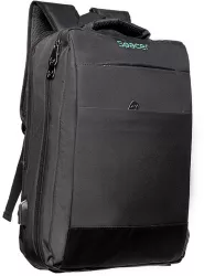 Genti laptop Rucsac Spacer New York 17&Prime negru 