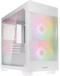 Carcase Lian Li LANCOOL 205M Mesh Mc-ATX T G alb 