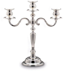 Sfesnic argintat 3 brate 37cm H 