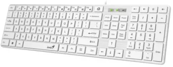 Tastaturi Tastatura Genius SlimStar 126 USB alb 