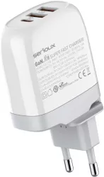 Incarcatoare telefoane INCARCATOR RETEA SERIOUX 65W GAN QC 