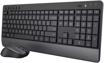 Kit mouse tastatura Kt Trust Trezo wireless negru 