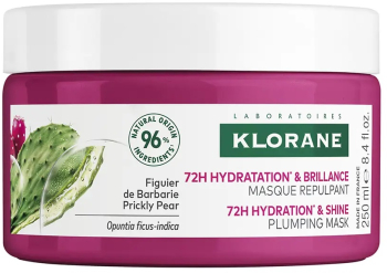 Masca hranitoare si reparatoare pentru parul uscat Klorane Higo de Barbaria 250 ml