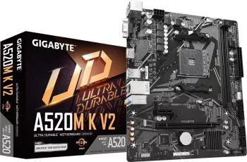Placi de baza MB Gigabyte A520M K V2 AM4 DDR4