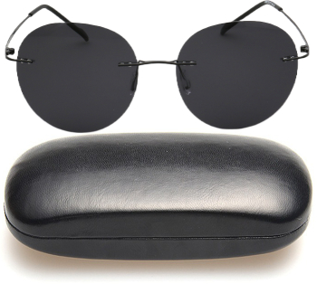 Ochelari soare cu toc polarizati negru 53x17x140mm 