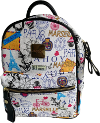Rucsac dama PU Leather Paris 22cm x 28cm x 14cm