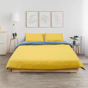 Lenjerii de pat SET DE PAT DUBLU BBC YELLOW/BLUE 