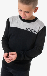 Bluza pentru baieti Guess L2BR03 Negru 7 ani 122 CM 