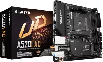 Placi de baza MB GB A520I AC AM4 DDR4 MINI ITX 