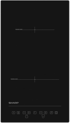 Plita incorporabila cu inductie Sharp KH-3I25NT0K-EU 2 Zone gatit Booster Control touch Timer Neagra 