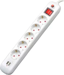 Prelungitoare PRELUNGITOR SPACER SCHUKO x5 16A 1.8m 