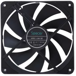 Ventilatoare carcasa Ventilator Spacer 140mm 1400RPM negru 