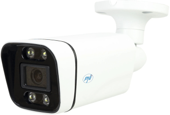 Camera supraveghere video PNI IP5POE 5MP D-WDR 4.0mm 6 LED-uri IP66 alb