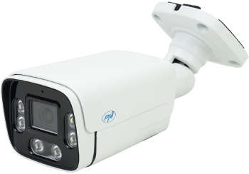 Camera supraveghere video PNI IP780 8MP 4K IP 6 LED-uri IR IP66 alb 