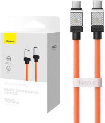 Cablu USB/USB-C Baseus CoolPlay 100W 2 m Portocaliu 