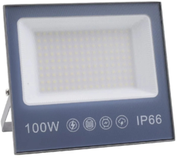 Proiector LED 100W LED 220V subtire alb rece 6500 K 3000lm BZRSH 17.5 x 20 cm