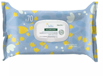 Servetele umede pentru bebelusi Klorane Bebe 70 buc