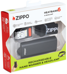 Set cadou incalzitor de maini electric Zippo si lanterna frontala 40679