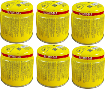Butelie gaz 190 grame 330 ml lampa instalator voiaj set 6 buc 