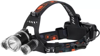 Lanterna Frunte Accu 10w + 2x 3w 350lm Rebel 