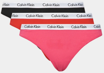 Set 3 perechi chiloti de dama clasici Calvin Klein 000QD5146E Multicolor S INTL 