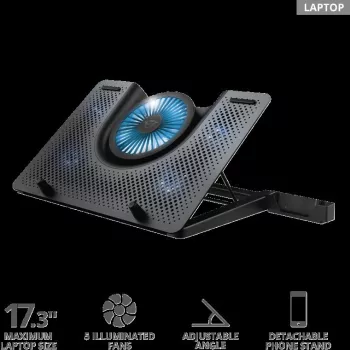 Stand & Cooling pad Cooler Laptop Trust GXT 1225 Quno ng 